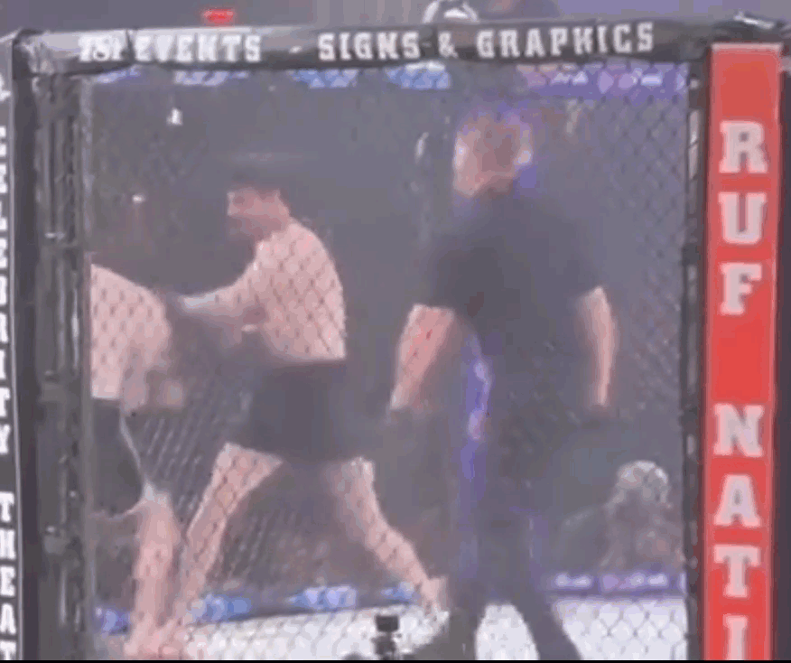 Rear head kick, second example