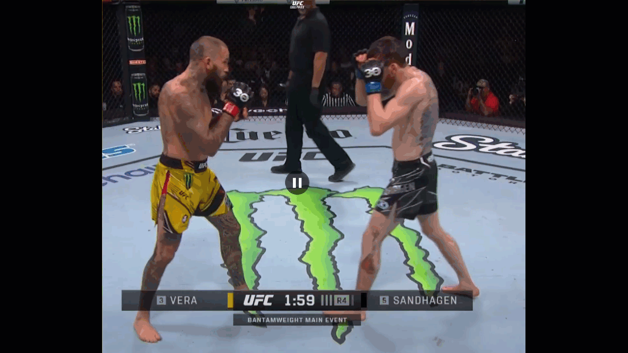 Fifth example of the dropped jab